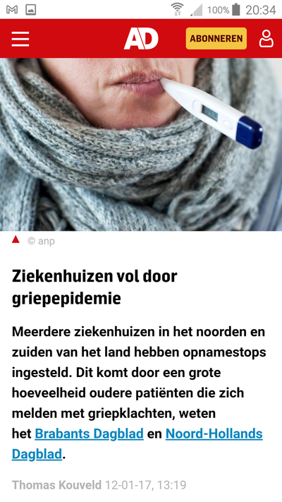 nep corona pandemie, is griep 