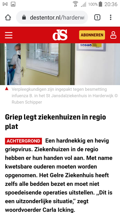 nep corona pandemie, is griep 