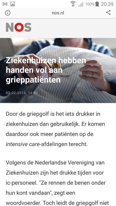 nep corona pandemie, is griep 